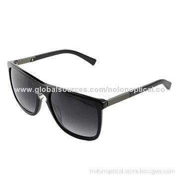 Unisex Sunglasses with Metal Trim for unisex, Customized Logos Accepted, OEM/ODM Welcomed